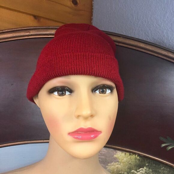Red Relaxed Beanie - Picture 1 of 1